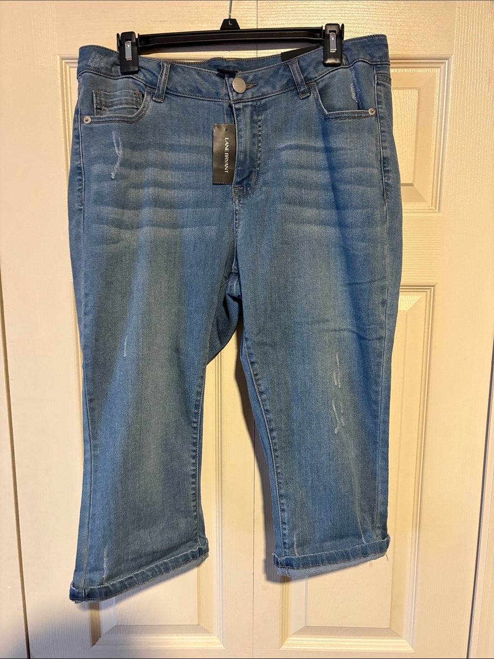 Lane Bryant Light Blue Cropped Denim Jeans